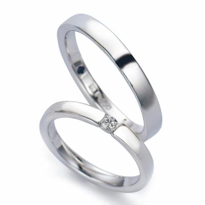 BLUERIVER（ブルーリバー） PLANE B13057S B13058S 結婚指輪 (マリッジ 