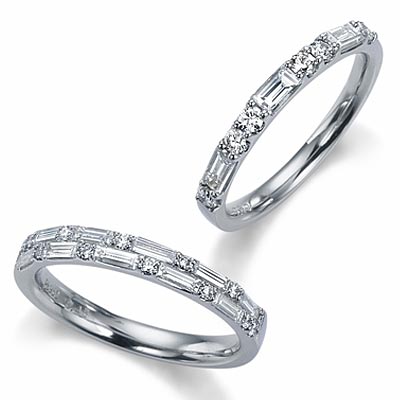 BAGUETTE L 63744 63745 | DIAMOND&JEWELRY WATANABE